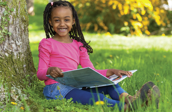 Summer of Wonder girl reading