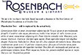 Rosenbach Donation eCard Stationery (Blackbaud 2023)